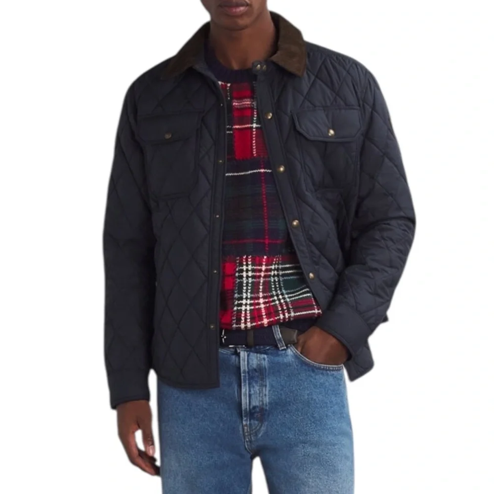 POLO RALPH LAUREN NWT
Wool-Blend Patchwork Plaid Sweater in Sz M - Picture 3 of 12